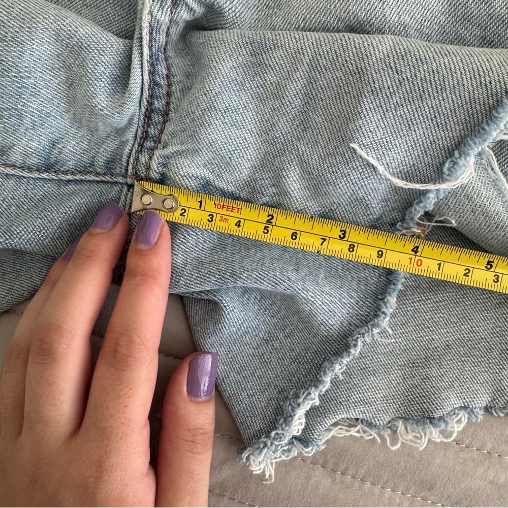 American Eagle Distressed Denim Shorts - Picture 6 of 6